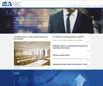 Isa-Association.sk(Isa Association) Screenshot