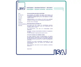 Isa-Net.de(ISA GmbH) Screenshot