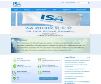 Isa-World.org(ISA-International Solid State Lighting Alliance) Screenshot