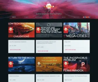 Isaacarthur.net(Science & Futurism With Isaac Arthur) Screenshot