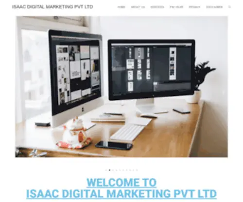 IsaaCDigitalmarketing.com(IsaaCDigitalmarketing) Screenshot