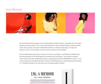 Isaacmizrahi.com(Isaac Mizrahi New York) Screenshot