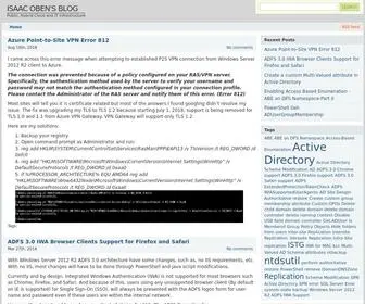 Isaacoben.com(Isaac Oben's Blog) Screenshot