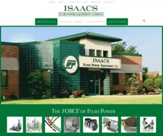 Isaacsfluidpower.com(ISAACS Fluid Power) Screenshot