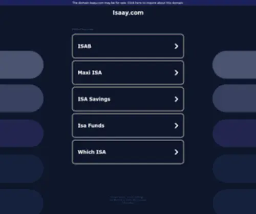 Isaay.com(Deze website) Screenshot