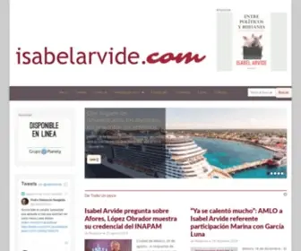 Isabelarvide.com(Blog de Isabel Arvide) Screenshot