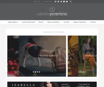 Isabellafiorentino.com.br(Isabella Fiorentino) Screenshot