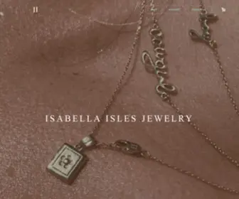 Isabellaislesjewelry.com(Isabella Isles Jewelry) Screenshot