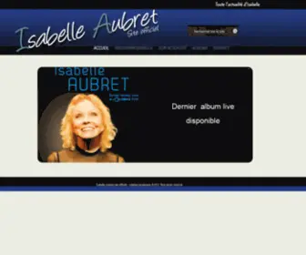 Isabelleaubret.com(Actualité isabelle aubret) Screenshot