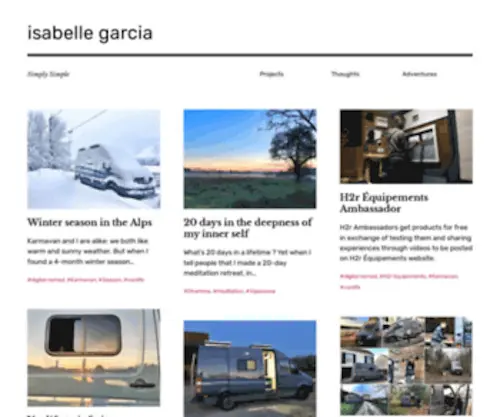 Isabellegarcia.com(Isabelle Garcia) Screenshot