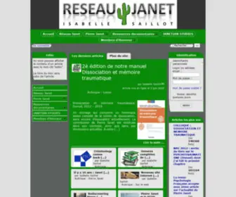 Isabellesaillot.net(Réseau Janet) Screenshot