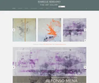 Isabelleserranofineartgallery.com(Isabelle Serrano Fine Art Gallery) Screenshot