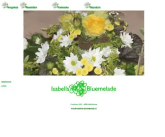 Isabells-Bluemelade.ch(Blumen Solothurn) Screenshot