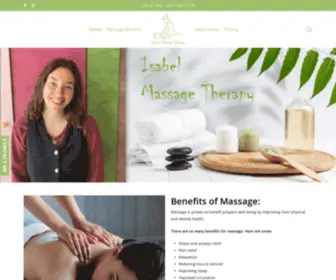 Isabelmassagetherapy.com(Massage therapy in Bend) Screenshot
