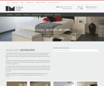 Isabelmiro.es(Muebles modernos de diseño) Screenshot