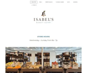 Isabelsmarket.com(Goodness Served) Screenshot