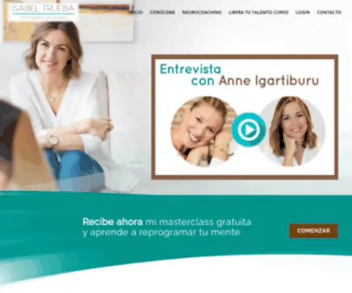 Isabeltrueba.com(Coaching para mujeresy desarrollo personal) Screenshot