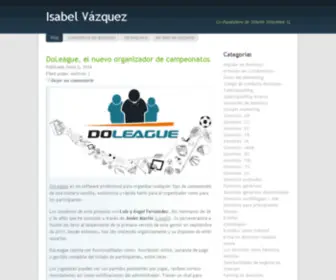 Isabelvazquez.com(Isabel Vázquez) Screenshot