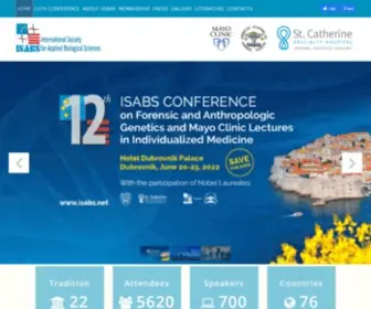 Isabs.hr(International Society for Applied Biological Sciences) Screenshot