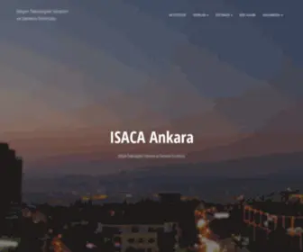 Isaca-Ankara.org(Bilişim Teknolojileri Yönetim ve Denetim Enstitüsü) Screenshot