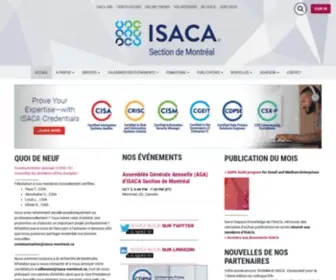 Isaca-Montreal.ca(ACCUEIL) Screenshot