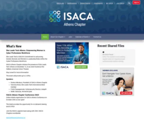 Isaca.gr(ISACA Athens Chapter) Screenshot