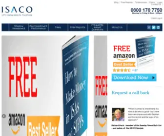 Isaco.co.uk(Shadow Investment l ISA and SIPP investment made simple l ISACO) Screenshot