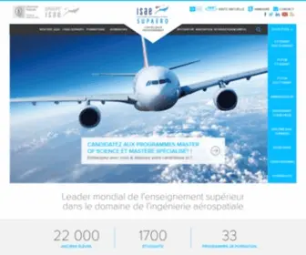 Isae.fr(Institut Supérieur de l'Aéronautique et de l'Espace) Screenshot