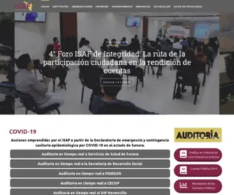 Isaf.gob.mx(Instituto Superior de Auditoría y Fiscalización) Screenshot
