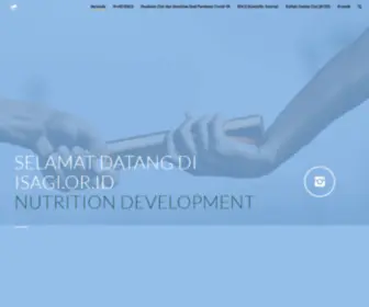 Isagi.or.id(Ikatan Sarjana Gizi Indonesia) Screenshot