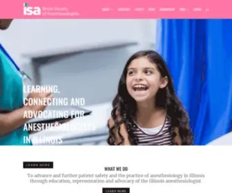 Isahq.org(Illinois Society of Anesthesiologists) Screenshot