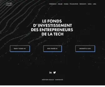 Isai.fr(Le fonds des entrepreneurs internet) Screenshot