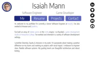Isaiahmann.com(Isaiahmann) Screenshot