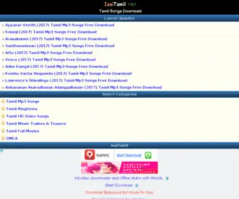 Isaitamil.net(Watch large collections of Tamil TV programs from Tamil Satellite Channels updated daily) Screenshot