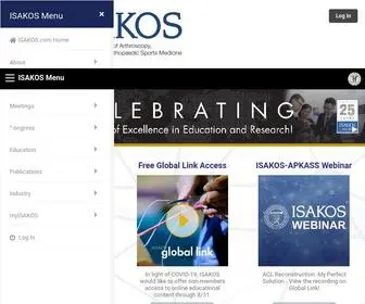 Isakos.com(Arthroscopy) Screenshot