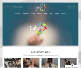 Isalonsoftware.co.uk(ISalon Software) Screenshot