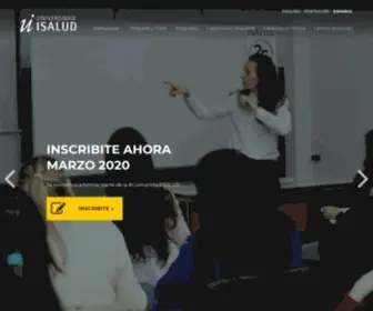 Isalud.edu.ar(Universidad Isalud) Screenshot