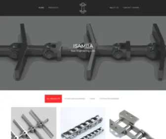 Isamba.co.za(Mechanical Engineering in South Africa) Screenshot