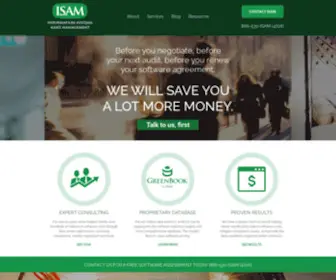 IsamGroup.com(Expert Information Systems Asset Management Solutions) Screenshot