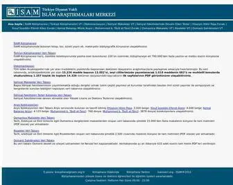 Isamveri.org(İSAM Kütüphanesi) Screenshot