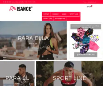 Isance.com(Isance Sports Line) Screenshot