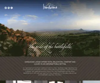 Isandlwana.co.za(An Iconic stay a Isandlwana Lodge) Screenshot