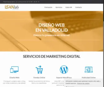 Isanlab.com(Diseño Web Valladolid) Screenshot