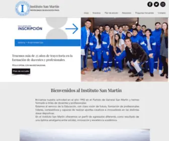 Isanmartin.com.ar(Profesorado de Educación Física) Screenshot