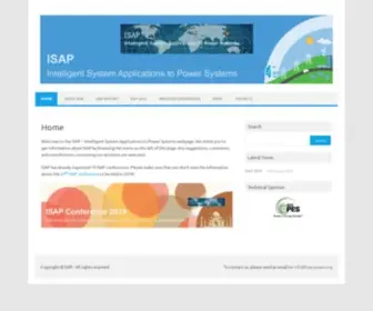 Isap-Power.org(Intelligent System Applications to Power Systems) Screenshot