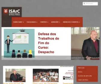 Isarc.edu.mz(Principal) Screenshot