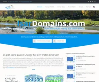 IsarDomains.com(Domainhandel, Domainanalysen und Domainblog aus dem Isartal) Screenshot