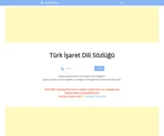 Isaretce.com(Türk İşaret Dili Sözlüğü) Screenshot