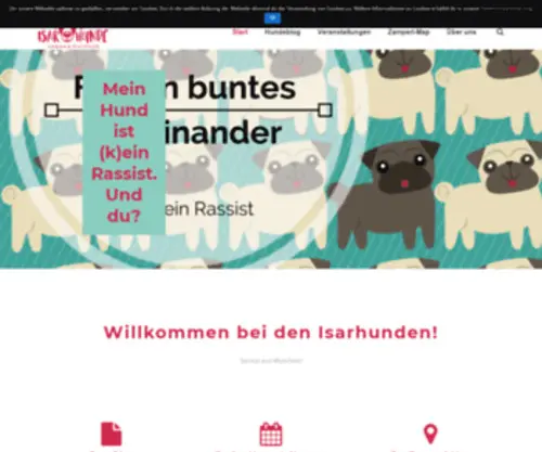 Isarhunde.de(Der Hundeblog für Hundehalter (nicht nur)) Screenshot