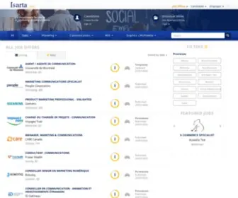 Isarta.com(Emplois Marketing) Screenshot